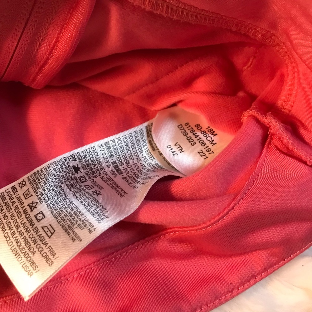 Nike Jacket Baby Girl Pink Black Zip Up | Size - 18 Months - Picture 9 of 10